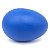 Kit 2 Shaker ovo plastico chocalho AZUL egg - Imagem 4