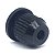 6 Ferrule Bucha passa corda Guitarra ponte Preto NOVA MOD1 - Imagem 9