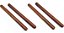 Kit 2 Pares Clave 25cm Madeira Redwood Mxp Cla25 - Imagem 1