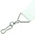 KIT 4 Talabarte alça correia 5cm 2 ganhos CT5F1 Branco - Imagem 6
