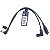 Cabo Daisy Chain Flat EBS DC2-90F distribui energia 2 pedais - Imagem 8