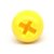 Knob ponta chave 3 e 5 posições amarelo encaixe Yelow unid - Imagem 6