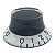 4 Knob guitarra Les Paul Transparente Branco Preto LSL01WB - Imagem 9