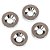 4 Bucha Neck Joint Cromada junção braço guitarra 15mm JTB-CR - Imagem 1