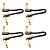 Kit 4 Cabo Pedal Ebs Pg10 Premium Gold 10cm Flat Patch Pg-10 - Imagem 1