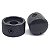 KIT 2 Knob duplo Metal concentrico medio PRETO DOLPHIN - Imagem 8