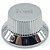 Kit Knob Plástico tone e volume guitarra strato Cromado - Imagem 7