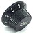 Kit Knob Plástico tone e volume guitarra strato  Preto - Imagem 3