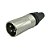 KIT Conector NEUTRIK Macho XLR Reto NC3MXX + Angulado NC3MRX - Imagem 4