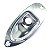 Jack plate GOTOH metal canoa guitarra strato cromado JCS-1 - Imagem 4