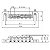 Ponte guitarra tailpiece wraparound ajustável Cromada 605 - Imagem 2