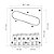Ponte guitarra telecaster 6 saddles CROMADA single Dolphin - Imagem 2
