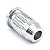 Ferrule Bucha guitarra passa corda Cromado Nova MOD2 - Imagem 1