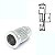 kit 6 Ferrule Bucha guitarra passa corda Cromado Nova MOD2 - Imagem 2