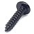 Kit 12 Parafuso tarraxa de guitarra 2.1x10 mm PRETO BK - Imagem 3