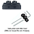 Suporte Chave Allen p guitarra NH2 Preto - Imagem 3