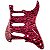 Escudo guitarra stratocaster 3 single 8 furos OAK Roxo X050 - Imagem 1
