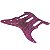 Escudo guitarra stratocaster 3 single 8 furos OAK Roxo X050 - Imagem 8