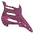 Escudo guitarra stratocaster 3 single 8 furos OAK Roxo X050 - Imagem 5