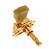 Tarraxa Grover Vintage 3x3 Gold Dourada - Jogo 135g - Imagem 4