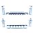 Kit ponte fixa Gotoh GE103B-T + GE101Z niquelado - Imagem 1