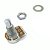 kit potenciômetro Alpha 5001B + capacitor 0.022uF humbucker - Imagem 3