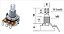 kit potenciômetro Alpha 5001B + capacitor 0.022uF humbucker - Imagem 2