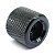 Knob metal 18mm preto de encaixe guitarra KB20BK MXP - Imagem 5