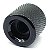 Knob metal 18mm preto de encaixe guitarra KB20BK MXP - Imagem 6