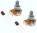 2 potenciômetro SPIRIT B500K + 2 capacitor 0.022uF humbucker - Imagem 1