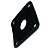 Jack plate metal curvo guitarra Les Paul PRETO + parafusos - Imagem 10