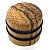 KIT4 Knob Madeira Zebra Wood Volume tone DOME guitarra baixo - Imagem 3