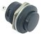 Chave botão Kill Switch PUSH pulso preto 16mm guitarra - Imagem 1