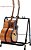 Suporte Rack Hercules 3 instrumentos GUITARRA VIOLAO GS523B - Imagem 5