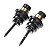 PAR de Straplock GOTOH roldana correia trava SLR PRETA BK - Imagem 5