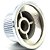 KIT 3 Knob Plástico Tone Guitarra Strato PSTT + PSVV Cromado - Imagem 8