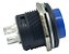 Chave botão Kill Switch PUSH pulso azul 16mm guitarra - Imagem 3