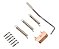 Kit Ponte tremolo guitarra strato Standard Cromada Dolphin - Imagem 9