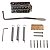 Kit Ponte tremolo guitarra strato Standard Cromada Dolphin - Imagem 1