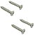 4  parafuso jack plate GUITARRA 2.5 X15MM niquelado - Imagem 1