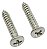 4  parafuso jack plate GUITARRA 2.5 X15MM niquelado - Imagem 4