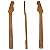 Braço guitarra STR ROASTED MAPLE Dark Vintage MXP - Imagem 1