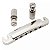 Ponte MXP cordal guitarra Cromado Stop tailpiece STAIL01CR - Imagem 1