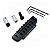 Ponte guitarra GOTOH wraparound turn over 510UB Preto BK - Imagem 1