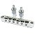 Ponte fixa guitarra Cromada ROLLER Tune-o-matic RTM25CR - Imagem 1