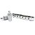 Ponte fixa guitarra Cromada ROLLER Tune-o-matic RTM25CR - Imagem 8