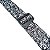 Correia Guitarra GOTHIC Daddario Lock 50ALP02 cruz c Trava - Imagem 2