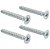 4 Parafuso INOX Neck plate GUITARRA grosso 4,8 X 38mm MXP - Imagem 1