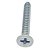 4 Parafuso INOX Neck plate GUITARRA grosso 4,8 X 38mm MXP - Imagem 3