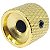 Knob metal encaixe dourado GUITARRA BAIXO DOLPHIN - Imagem 3